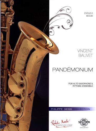 copertina PANDEMONIUM sax alto et ensemble rythmique Editions Robert Martin