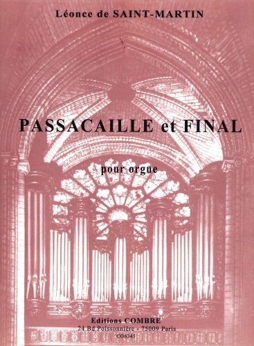 copertina Passacaille Op.28 et Final Op.29 Combre