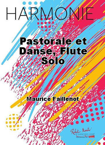 copertina Pastorale et Danse, Flute Solo Martin Musique