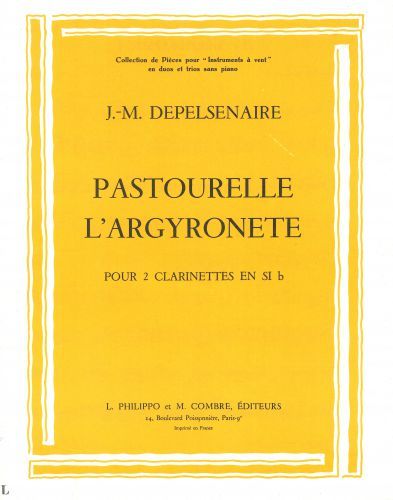 copertina Pastourelle - L'Argyronette Combre