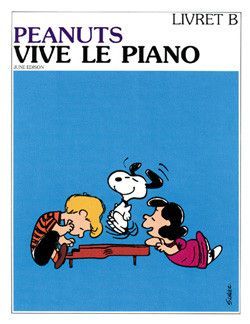 copertina Peanuts - vive le piano Vol.B Van de Velde