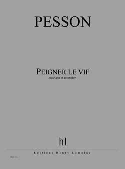 copertina Peigner le vif Editions Henry Lemoine