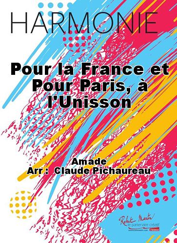 copertina Per la Francia e per Parigi, all'unisono Martin Musique
