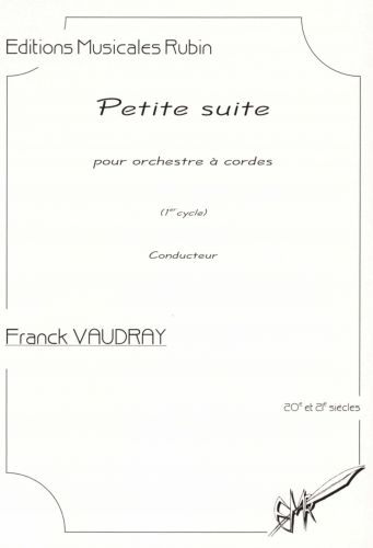 copertina Petite suite pour orchestre  cordes Martin Musique