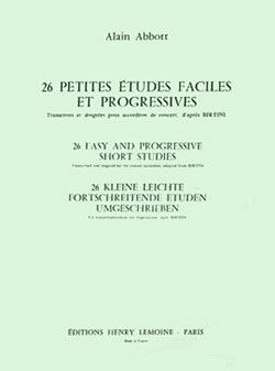 copertina Petites tudes (26) Editions Henry Lemoine