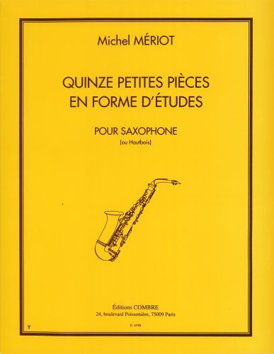 copertina Petites pices en forme d'tudes (15) Combre