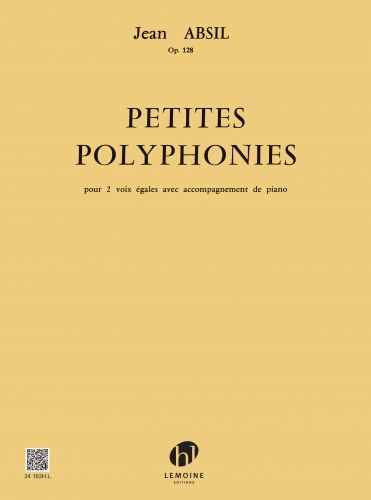 copertina Petites polyphonies Op.128 Editions Henry Lemoine