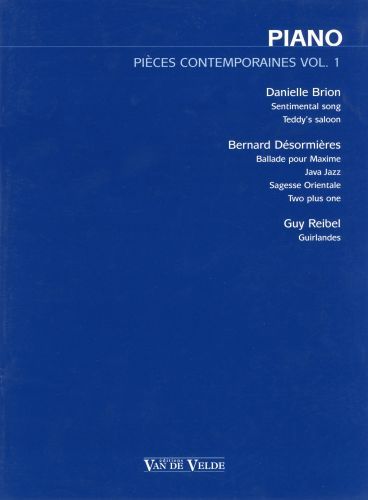 copertina Piano - pices contemporaines Vol.1 Van de Velde