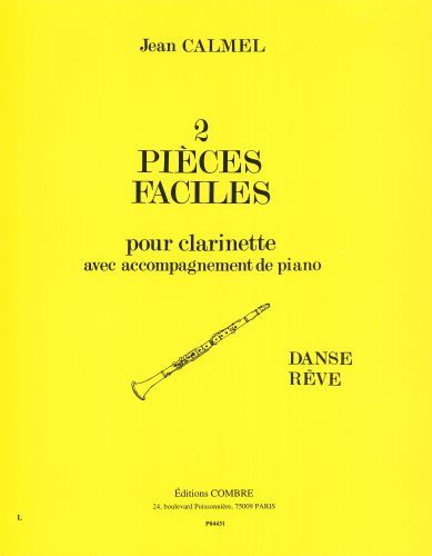 copertina Pices faciles (2) : Danse - Rve Combre