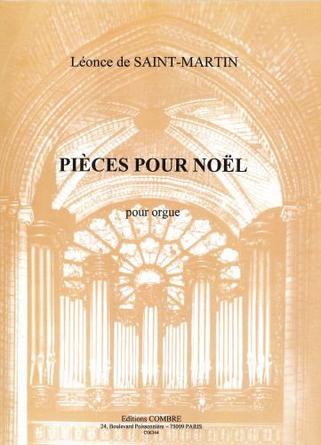 copertina Pices pour nol (3) Op.31, 19 et 25 Combre