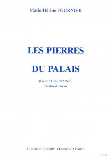 copertina Pierres du Palais (opra pour enfants) Editions Henry Lemoine