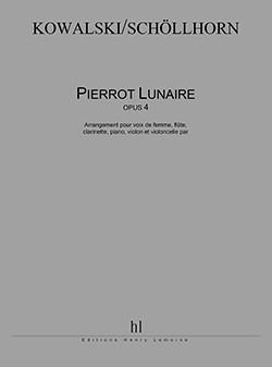 copertina Pierrot Lunaire (Max Kowalski) Editions Henry Lemoine