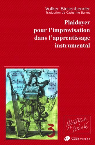 copertina Plaidoyer pour l'improvisation Van de Velde