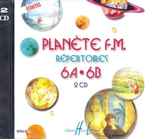 copertina Plante FM Vol.6 - coutes CD seul Editions Henry Lemoine