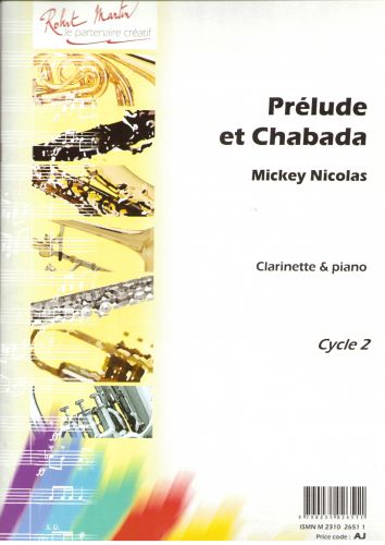 copertina Prlude et Chabada Editions Robert Martin