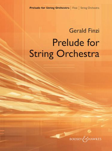 copertina Prelude for String Orchestra  Boosey