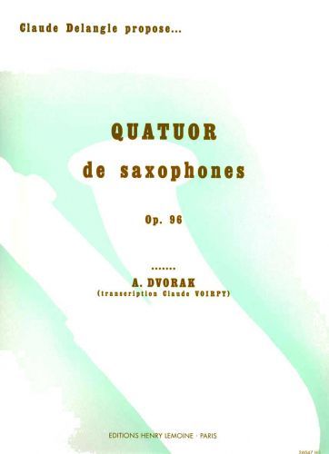 copertina Quatuor Amricain Op.96 Editions Henry Lemoine