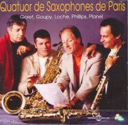 copertina Quatuor de saxophones de Paris CD seul Autre