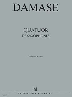 copertina Quatuor de saxophones Editions Henry Lemoine