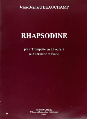 copertina Rhapsodine Combre