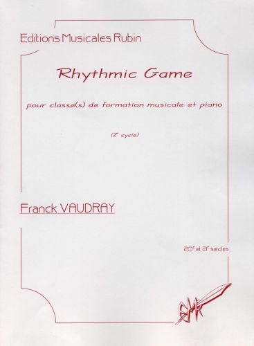 copertina Rhythmic Game pour classe(s) de formation musicale et piano Martin Musique