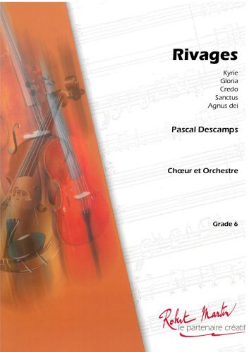 copertina RIVAGES - Messe en ut mineur  Soliste SATB + Choeur SATB - Partition en location Editions Robert Martin
