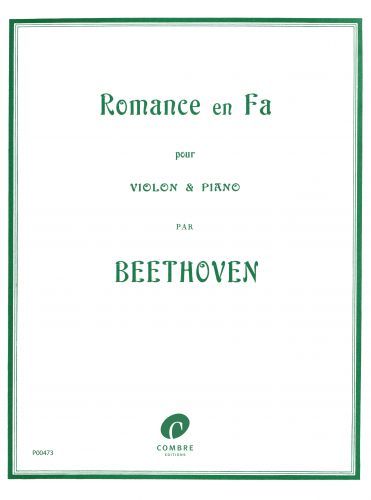 copertina Romance en Fa Op.50 Combre