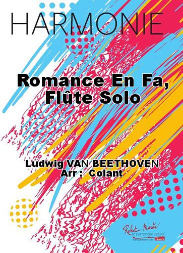 copertina Romance in F, flauto solo Martin Musique