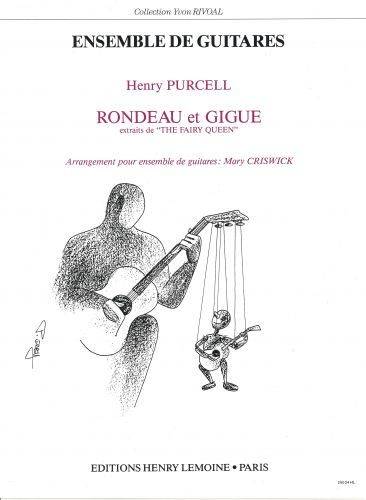 copertina Rondeau et Gigue Editions Henry Lemoine