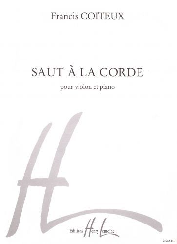 copertina Saut  la Corde Editions Henry Lemoine