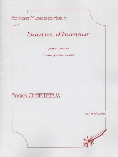 copertina Sautes d'humeur pour piano (main gauche seule) Martin Musique