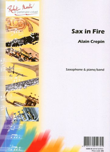 copertina Sax In fire Editions Robert Martin
