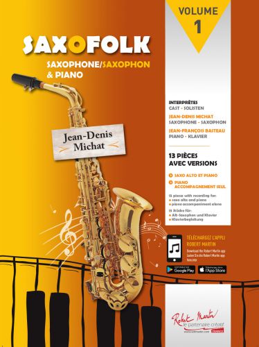 copertina Saxofolk Editions Robert Martin