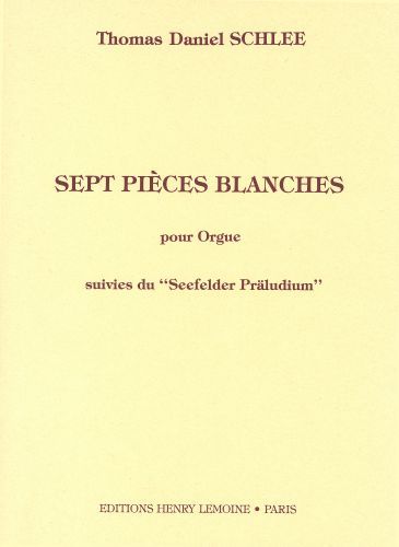 copertina Seefelder prludium / Pices blanches (7) Editions Henry Lemoine