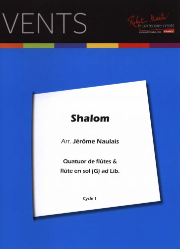 copertina Shalom 4 Flutes Editions Robert Martin