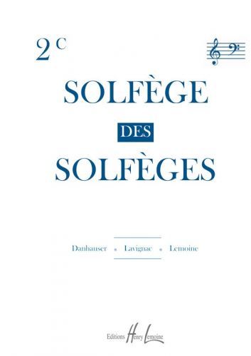 copertina Solfge des Solfges Vol.2C avec accompagnement Editions Henry Lemoine