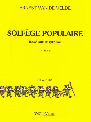 copertina Solfge populaire - cl de fa Van de Velde