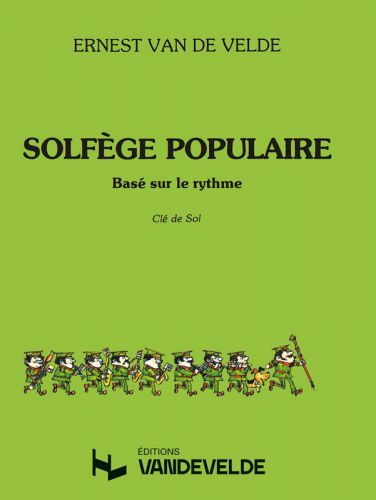 copertina Solfge populaire - cl de sol Van de Velde