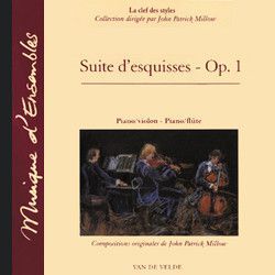 copertina Suite d'esquisse Op.1 CD seul Van de Velde