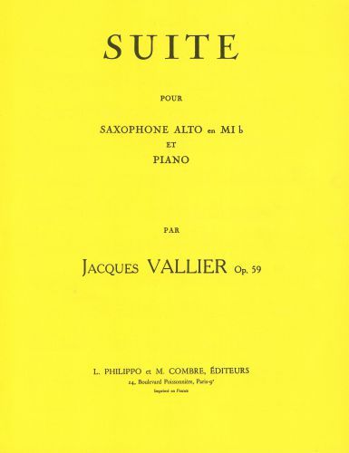 copertina Suite Op.59 Combre