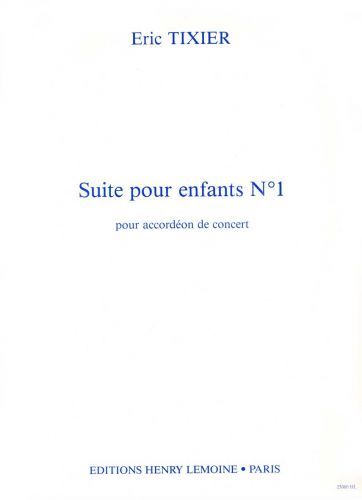 copertina Suite pour enfants n1 Editions Henry Lemoine