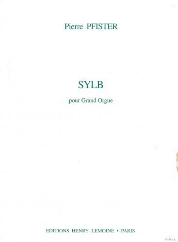 copertina Sylb Editions Henry Lemoine