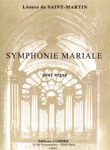 copertina Symphonie mariale Op.40 Combre