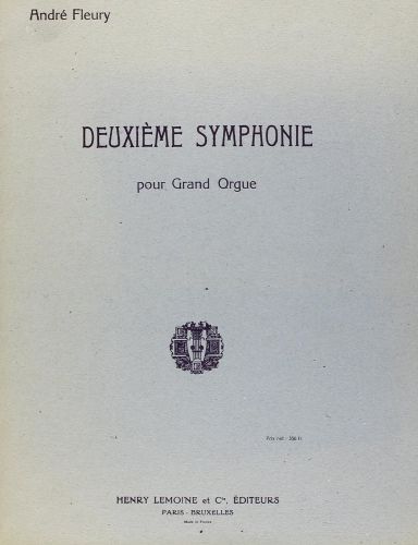 copertina Symphonie n2 Editions Henry Lemoine