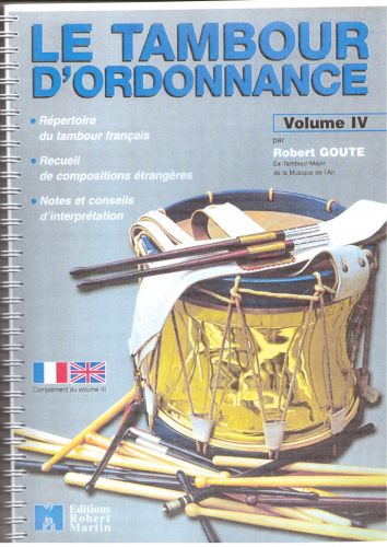 copertina Tambour d'Ordonnance, Vol. IV Editions Robert Martin