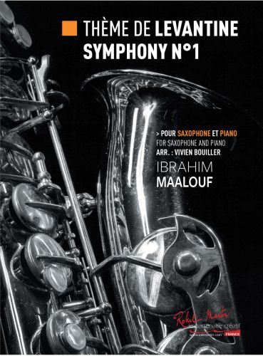 copertina THEME DE LEVANTINE SYMPHONY N1 - Trombone et harpe (ou piano) Editions Robert Martin