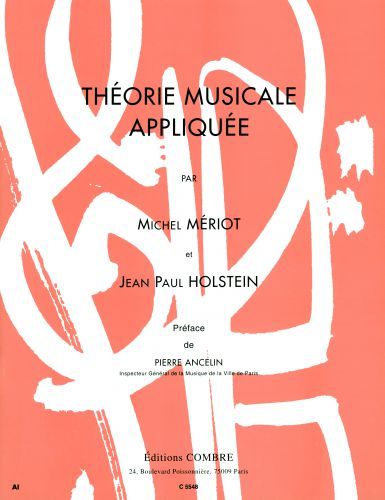 copertina Thorie musicale applique Vol.1 et 2 regroups Combre