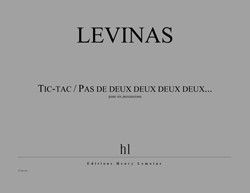 copertina Tic-tac / Pas de deux deux deux deux... Editions Henry Lemoine