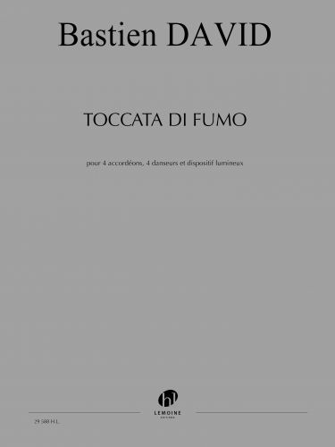 copertina Toccata di Fumo Editions Henry Lemoine