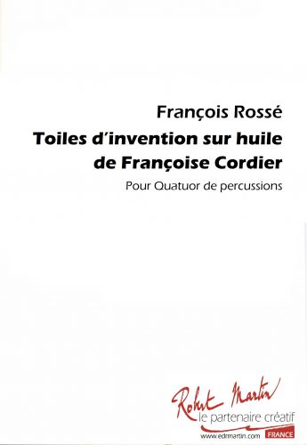 copertina Toiles d'invention sur huile de Franoise Cordier Editions Robert Martin